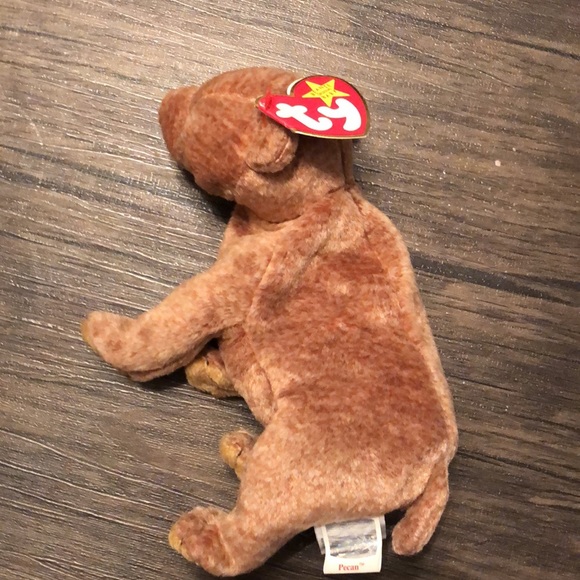Ty Beanie Baby Pecan The Bear Collectible Plush Retired Vintage Original 1999 - Picture 3 of 5